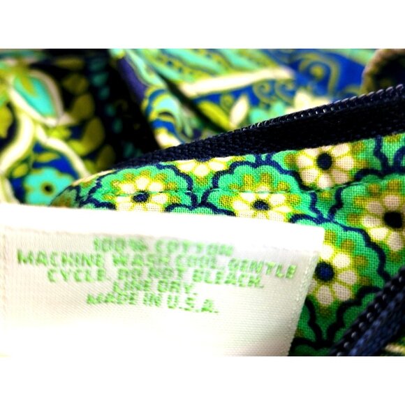 Vera Bradley Hipster Crossbody bag retired Rhythm & Blues zippers quilted EUC - Picture 12 of 12